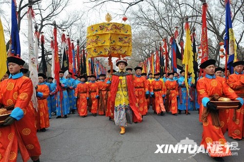 组图：皇家祭天仪式春节期间复现天坛