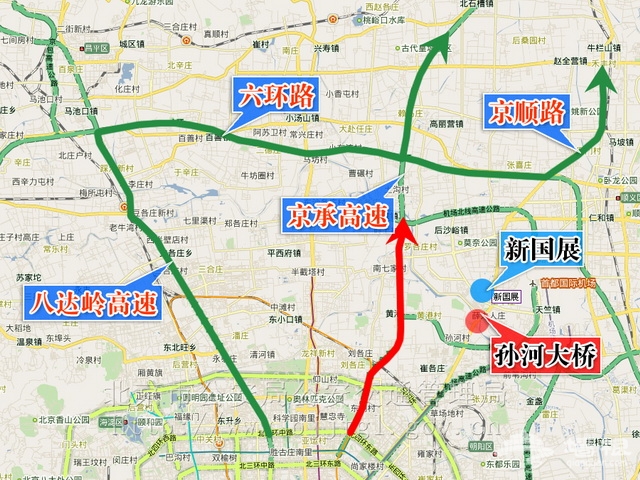 北京车展期间部分道路采取交通管理措施[墙根网]