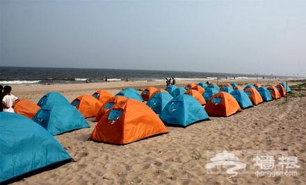 49元畅游南戴河金沙湾沙雕大世界帐篷之旅[墙根网]