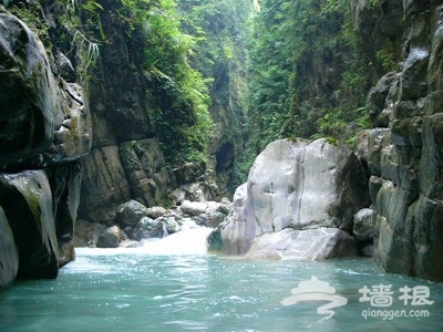 京郊避暑胜地之清凉谷观瀑 划船 戏水