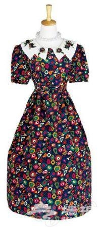 　vintage连身裙，1960s，日本，459元。