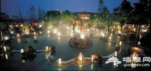 珠海御温泉夜景(图片来源：飘雪的宝贝)