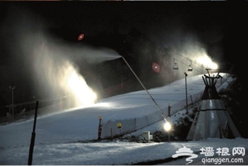 怀北滑雪场将开夜场迎客