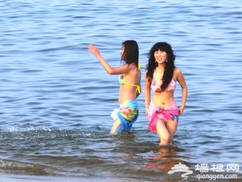 阳光沙滩美女 中国最美八大海岸
