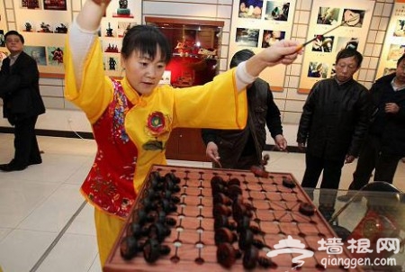 空竹象棋首次亮相京城 本周游客可免费前去参观