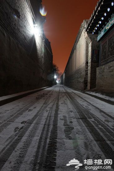 古巷微雪 古巷微雪