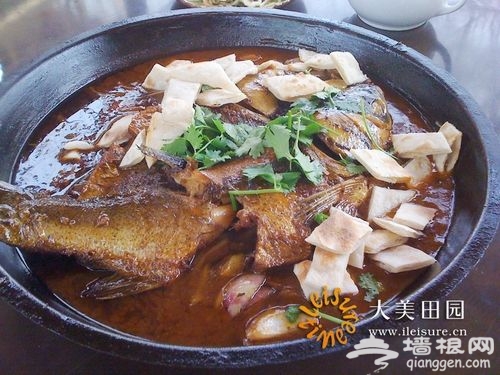 炖胖头鱼泡饼
