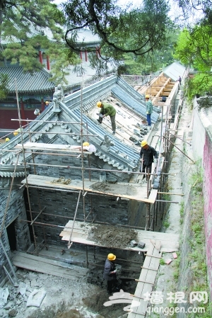 戒台寺重建五百罗汉堂[墙根网]