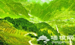 翠染平谷 画中新村