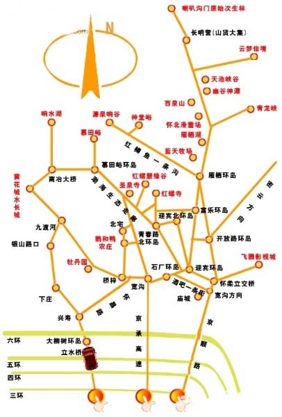 京郊度假响水湖：远望长城 近听泉水