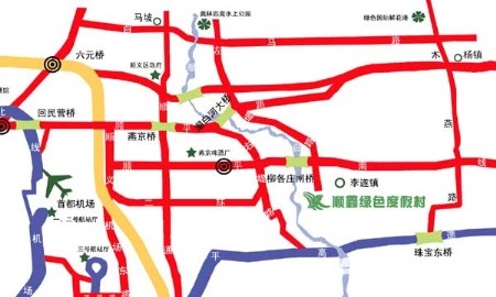 北京顺义潮白河畔 度假村里的多样风情[墙根网]