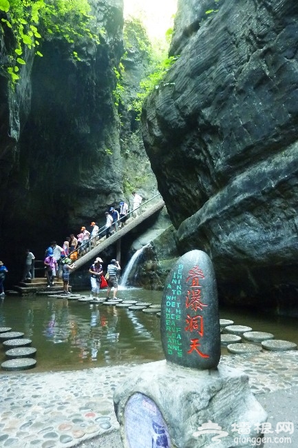 野三坡百里峡游记：正是谷幽海棠红[墙根网]