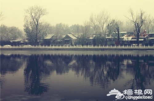 后海初雪(图片:) 后海初雪(图片:)