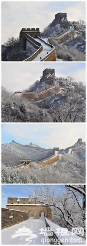长城初雪(图片：)
