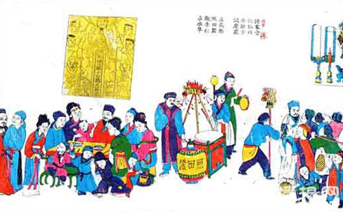过小年啦 23糖瓜粘灶君老爷要上天
