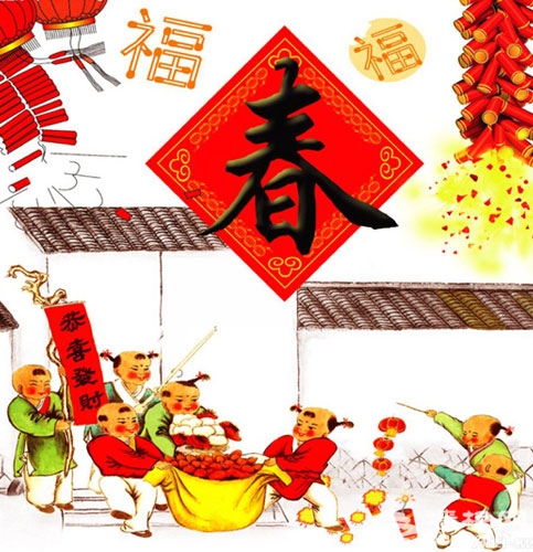 过小年啦 23糖瓜粘灶君老爷要上天
