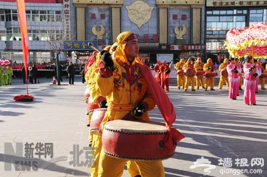 元宵节北京平谷区举办欢乐节 弘扬民俗文化[墙根网]