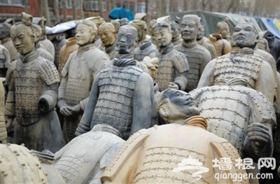 “兵马俑”走进北京国际雕塑公园