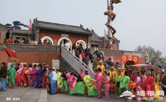 北京门头沟妙峰山 民俗花会的朝圣地(图)