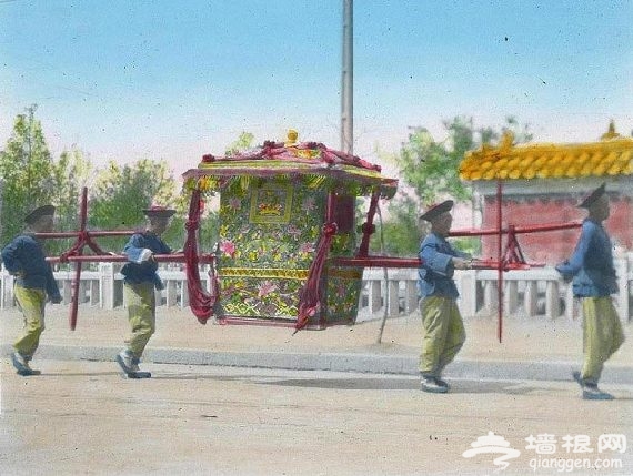 皇城旧影：清末民初北京街景上色照[墙根网]