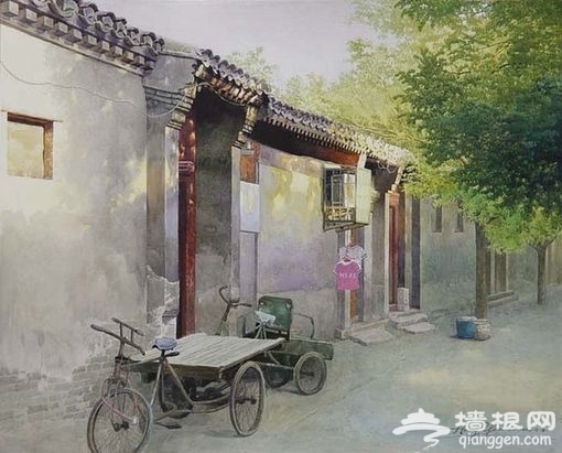 黄有维的老北京 -水彩画