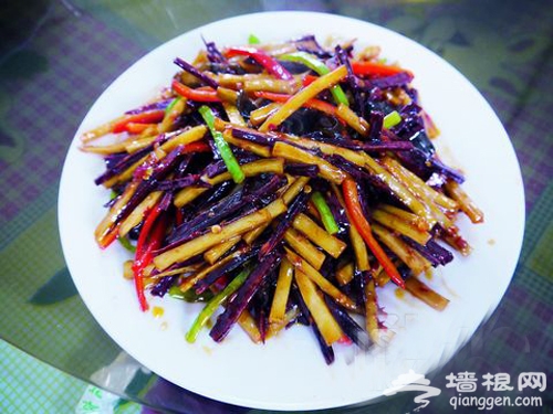 特色农家菜 紫薯香满屋