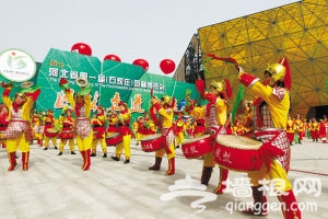 河北省第一届园博会前日开幕