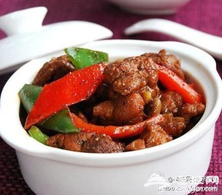 黑椒滑鸡煲