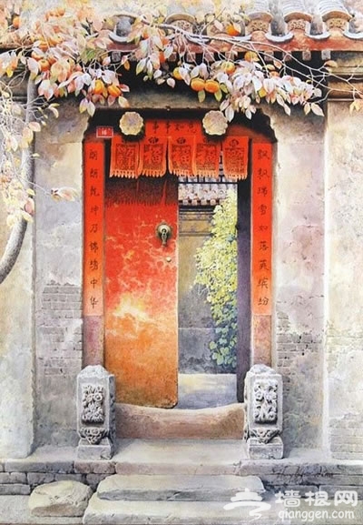 图画中才有的老北京[墙根网]
