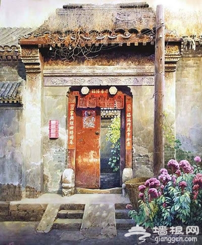图画中才有的老北京[墙根网]