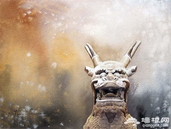 图画中才有的老北京[墙根网]