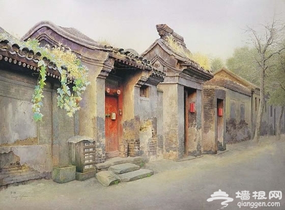 图画中才有的老北京[墙根网]