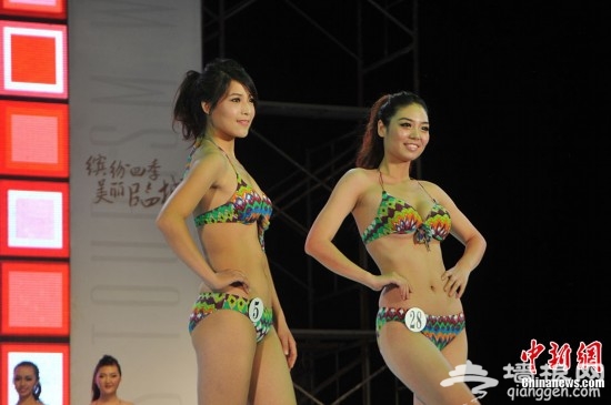 2012世界旅游小姐大赛佳丽秀泳装