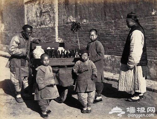 老北京市井民俗百年旧照