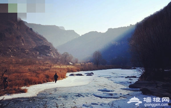 在芦苇的逆光中穿行 北京白河峡谷走冰自助游攻略