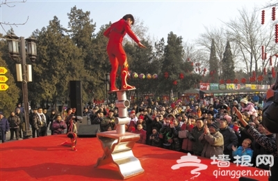 正月逛庙会过个文化年[墙根网]