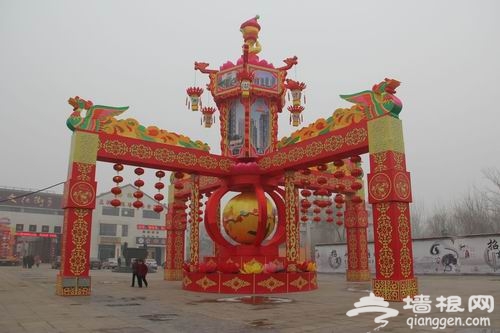 2013第四届董子园正月正灯会德州开幕啦[墙根网]