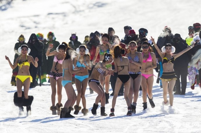 点击查看全图 鈥溍览龆橙蒜澲型獗然崦琅L-30℃冰雪严寒滑雪秀曲线