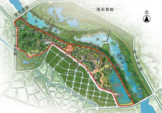 北京园博会旅游导览图