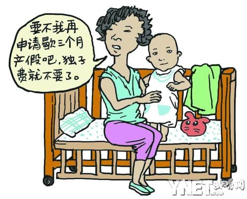 放弃的独生子女费可延产假三个月值吗？