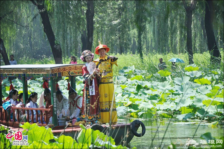圆明园第十八届荷花节每周末上演穿越山水情景剧