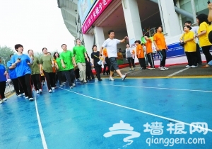 北京工人体育场新建千米健身步道免费开放