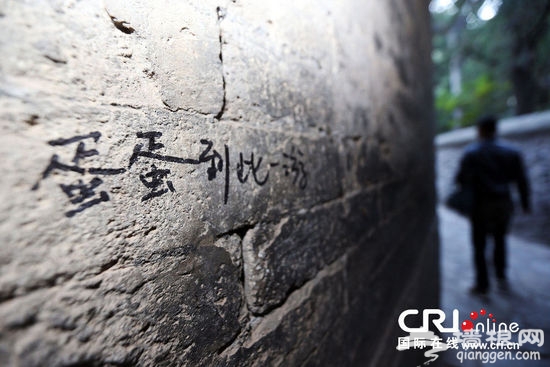 北京客聚香山红叶遭“劫” “攀爬刻”不文明行为屡现(高清组图)