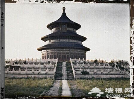 100年前的北京 彩色照片尘封的岁月(组图)