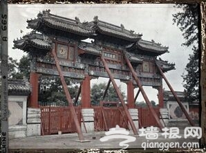100年前的北京 彩色照片尘封的岁月(组图)
