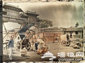 100年前的北京 彩色照片尘封的岁月(组图)