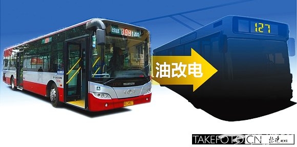 北京公交104路快车19日开启“油改电” 将改名127路
