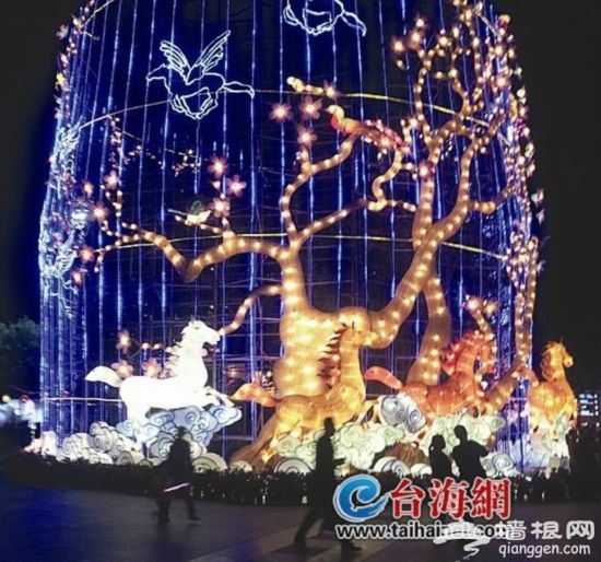 厦门元宵灯会璀璨亮灯 每天亮灯时间为18:00-22:00[墙根网]