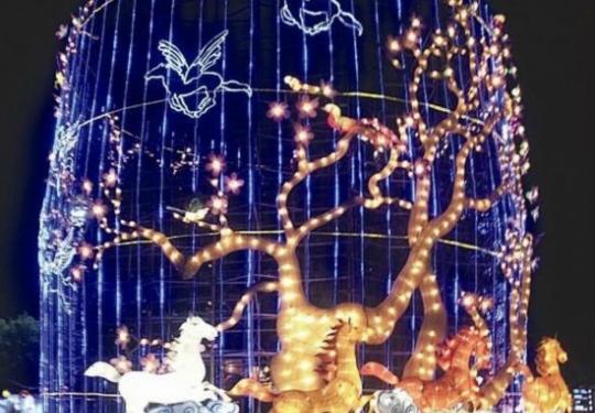 厦门元宵灯会璀璨亮灯 每天亮灯时间为18:00-22:00