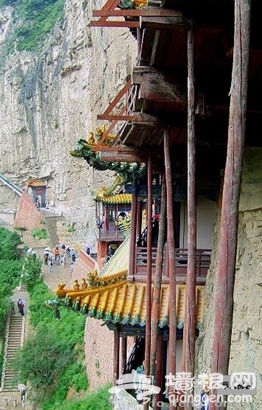 揭密悬空寺 历经千年为何悬而不倒[墙根网]